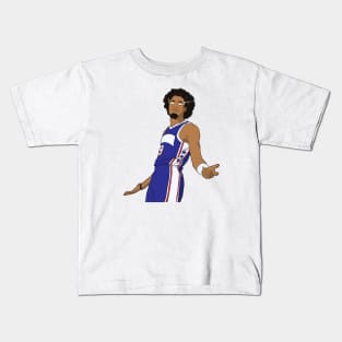 Kelly Oubre Jr Animated Kids T-Shirt